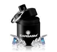 Eargasm Smaller Ears Blue Earplugs for Concerts, Festivals, Musicians, Night-Life, Motorcycle Hearing Protection - Reusable Ear Plugs for Small Ear Canals, High Fidelity Noise Reduction up to 21 dB