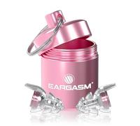 Eargasm Smaller Ears Earplugs - Pink High Fidelity Filtered Noise Reducing Reusable Ear-Plugs for Kids, Women, Men - Hearing Protection for Live Concerts, Motorcycles, Festivals, Sporting Events