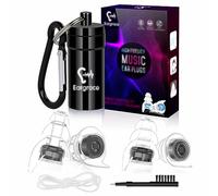 Eargrace High Fidelity Concert Ear Plugs, 2 Pairs Hearing Protection Noise Reduction Musicians Ear Plugs with Aluminum Carry Case for Musicians, DJ, Festival, Motorcyclists and Loud Events(NRR 23dB)