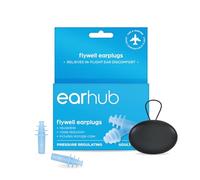 EarHub Flywell Earplugs - Pressure Relief & Noise Reduction for Comfortable Flights