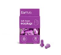 EarHub Sleepwell Premium Soft Foam Earplugs Purple 10 Pairs