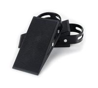 Earl Diamond Heavy Duty Door Stopper, Rubber Door Wedge, Stainless Steel Security Door Stops,Suitable for All Floor Surfaces, with Hangers for Easy Storage, Black (Set of 2)
