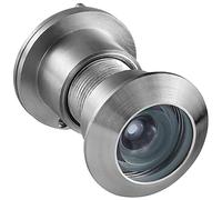 Earl Diamond - Peep Holes for Door, Solid Brass 220-Degree Door Viewer Peephole with Heavy Duty Rotating Privacy Cover for 1-21/32" to 2-1/8" Doors for Home Office Hotel, Satin Nickel