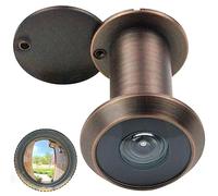 Earl Diamond - Peep Holes for Door, Solid Brass 220-Degree Door Viewer Peephole with Heavy Duty Rotating Privacy Cover for 1-3/8" to 2-1/6" Doors for Home Office Hotel, Oil Rubbed Bronze
