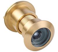 Earl Diamond - Security Peep Holes for Front Door, Solid Brass 220 Degree Door Viewer Peephole with Cover, Satin Gold