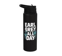 Earl Grey All Day - Earl Grey Tea Stainless Steel Insulated Water Bottle
