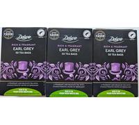Earl Grey Black Tea Bags, 150 Bags, 3 x 50, Bergamot Blend