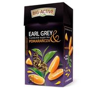 Earl Grey & Orange Black Tea - 80g (Loose Leaf) | Natural Bergamot Flavored Loose Leaf Blend with Orange Peel & Safflower Petals | Herbal Fruit Infusion Tea | Refreshing & Aromatic
