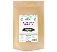 Earl Grey Rainbow Loose Leaf Tea - Premium Ceylon With Bergamot (300g) | With Saffron & Cornflowers & Sunflowers & Rose - Ceylon Single Origin - Rich & Aromatic - Resealable Pouch