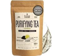 Earl Grey Tea Loose Leaf CAMINO DE CABRAS® | Liver Cleanse & Detox Infusion | Premium Ceylon & Assam Black Tea with Bergamot, Exotic Coconut, Horsetail, Marigold, Blue Cornflower & Vanilla | 100g