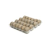 Earl Grey Tea Macaron Tray by Mademoiselle Macaron - Tray of 24 Earl Grey Tea macarons