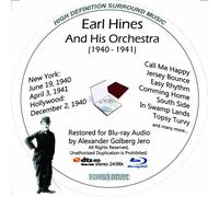 Earl Hines And His Orchestra (1940-41) Restored For Blu-ray Audio Featuring Audio Disc Produced with Short Films by Charly Chaplin