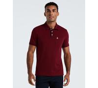Earl Pique Polo Shirt In Cabernet