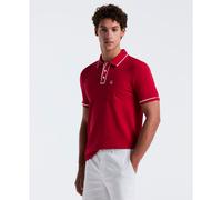 Earl Pique Polo Shirt In Red