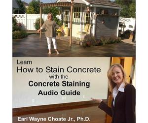 Earl Wayne Jr. Ph.D. Choate - Learn How To Stain Concrete With The Concrete Stai