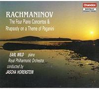 Earl Wild - RACHMANINOV : COMPLETE PIANO CONCERTO1, 2, 3, 4 & RHAPSODY ON A THEME OF PAGANINI - 2CD SET