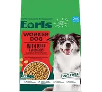 Earls Complete & Balanced Adult Dog Food with Beef & Vegetables - 12kg Dry Kibble - Supports Digestion, Skin, Coat & Immunity - No Added Artificial Colours or Flavourings