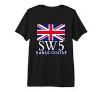 Earls Court Tshirt Postcode SW5 London UK Premium T-Shirt