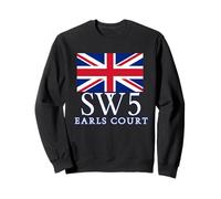 Earls Court Tshirt Postcode SW5 London UK Sweatshirt