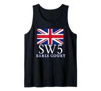 Earls Court Tshirt Postcode SW5 London UK Tank Top