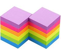 Early Buy 2x2 Sticky Notes with 6 Bright Color Self-Stick Notes 12 Pads/Pack, 100 Sheets/pad