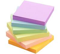 Early Buy 3x3 Sticky Notes with 6 Pastel Color Self-Stick Notes 6 Pads/Pack, 100 Sheets/pad