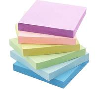 Early Buy Self-Stick Notes Sticky Notes 100 Sheets/Pad 6 Candy Colors 3 inch X 3 inch 6 Pack