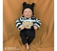 Early Childhood Doll 48cm Vinyl Super Soft Q Play Baby Simulation Baby Rebirth Doll Newborn Model