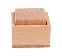 Early Childhood Education Toys - Beech Wood Rattles Set | Wooden Maracas Cube Egg Round Cup Learning Aids | Sensory Development Teaching Tools for Ages 0 to 3 Home