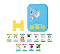 Early Childhood Educational Flashing Cards Bilingual Talking Toy Improves Language Skills Fine Motor Control Ages 3+ Preschool Learning Numbers and Shapes
