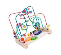 Early Childhood Educational Toy Featuring Colorful Beads Enhances Color Learning and Dexterity in Kids Hand Eye Coordination Training Toy