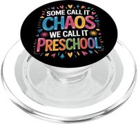 Early Childhood Educator Chaos To Preschool PopSockets PopGrip for MagSafe