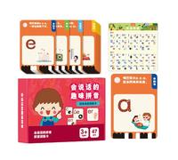 Early Childhood Toys, Early Learning Educational Toy, Instruction Cards With Interactive Learning Machine, Sturdy And Child Safety,11.4x8.2x2.8cm For Kindergarten, Home, Travel
