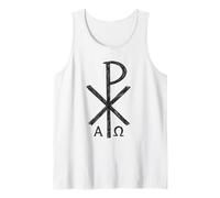 Early Church Chi Rho Symbol - Christian Christogram Tank Top