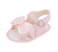 EARLY DAYS Baby Sandals - Girl Sandals, Soft Sole Baby Pram Shoes For Summer, Baby Girl Pre Walker Shoes, Made in the UK, Pink Patent, 3 UK Child