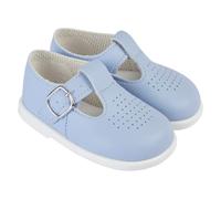 EARLY DAYS Baypods, Toddler Shoes with Hard Sole, Baby Boys & Girls First Walking Shoes with Anti-Slip Sole, First Walkers, Sky Blue, 5 UK Child