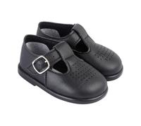 EARLY DAYS Baypods, Toddler Shoes with Hard Sole, Baby Boys & Girls First Walking Shoes with Anti-Slip Sole, First Walkers, Black, 2 UK Child