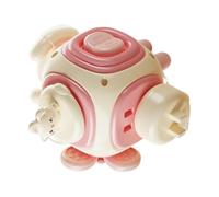 Early Education Activity Cube - 6-Sided Sensory Learning Toy, Multi-Functional Grasping Ball & Activity Center With Bunny Design | Cognitive & Motor Skill Development, 6 Months+