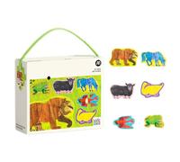 Early Education Puzzle - Matching Puzzle Game Early Learning Cardboard Puzzle | Preschool Educational Activity for Girls Over 2 Years Old