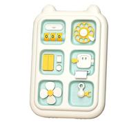Early Education Toys for Toddlers Montessori Learning Tools Sensory Playsets for Infants Busy Boards Fine Motor Skill Development (Light Green, 15. 5x8. 5x4cm)
