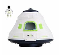 Early Education Toys Space Children's Educational Model Rocket and Station Astronaut Interactive Learning Set (White, One Size)