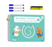 Early Education Writing Workbook - Learning Practice Tracing Book Kids | Handwriting Aid Educational Supplies Letters Numbers Shapes, School Preparation Tool for Boys Girls Classroom Home Use