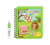 Early Educational Water Coloring Book Reusable Magical Drawing for Kids with Pen Reusable Magical Kids Art Supply
