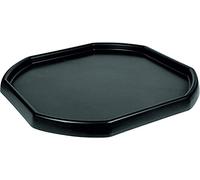 Early Excellence Large Octagonal Tray Black 100Cm Diameter Tuff Spot Mixing Board Water Activity Play Sand Multi Use