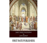 Early Greek Philosophy