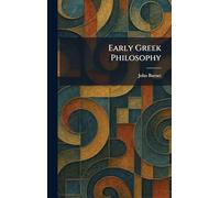 Early Greek Philosophy