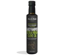 Early Harvest Monocultivar Extra Virgin Olive Oil (Cold Pressed) by Sun & Seed - 500ml - 100% Organic - Great Source of Vitamins and Antioxidants - Vegan Friendly