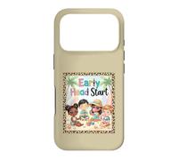 Early Head Start Leopard Print Children On The Beach Case for iPhone 17 Pro
