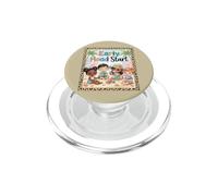 Early Head Start Leopard Print Children On The Beach PopSockets PopGrip for MagSafe