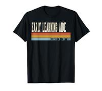 Early Learning Aide Week Retro Vintage Back to School Day T-Shirt